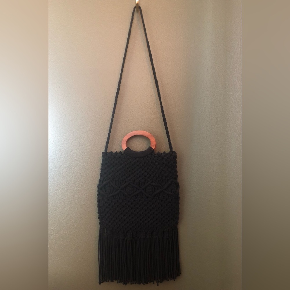 Danielle Nicole Macrame Handbag - image 5
